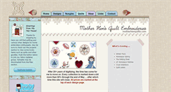 Desktop Screenshot of motherhenquilts.com
